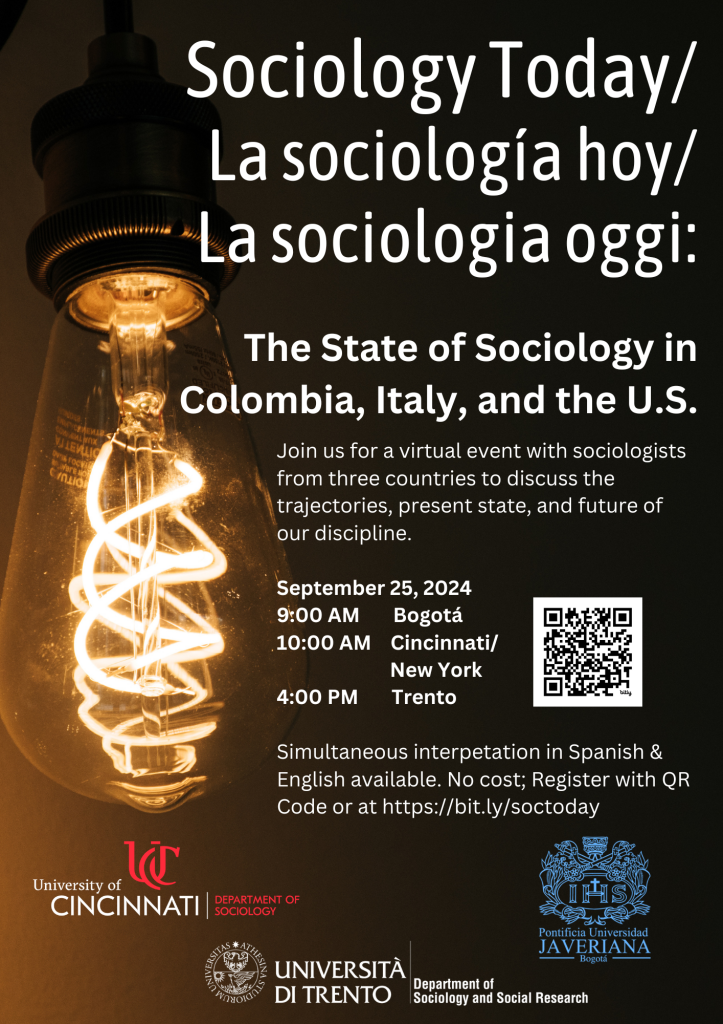 Cincinnati Sociology Today Event Sept 25